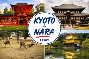 Sunrise Kyoto & Nara Bus Tour - 1-Day Kyoto & Nara Tour with Western-Style Menu Lunch (Round-trip from Osaka)