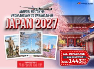 IRODORI NO TOKYO JAPAN 2027 (Departing Jan 19-23 | Feb 9-13 | Mar 18-22 | Apr 13-17)